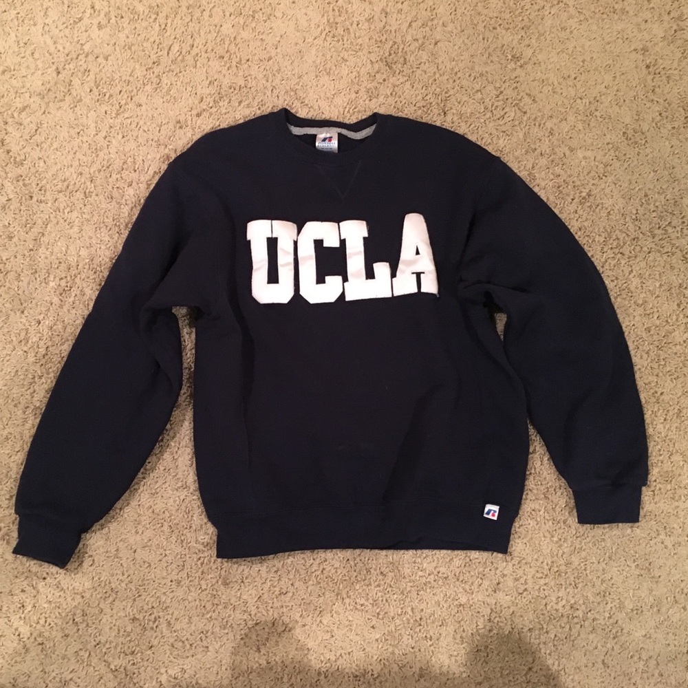 Retro UCLA Sweater in Navy